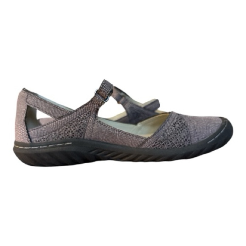 JBU JAMBU LAVENDER REPTILE TEXTURED MARY JANE SHOES WOMENS SIZE 7 EUC - Picture 8 of 11